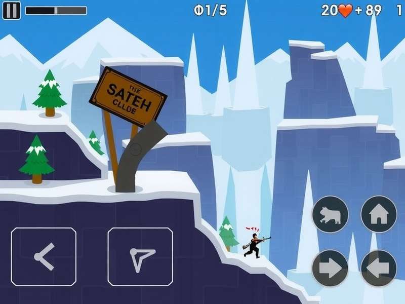 Mountain climbing in Himalayan Heights Havoc Himalayan Heights Havoc gameplay screenshot